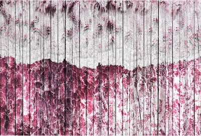 Produktbild von Tadessi Fototapete | Holzoptik | 4.00 m x 2.70 m | Lila | Weiß | Wandbild | Digitaldruck