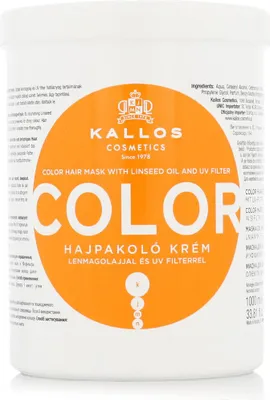 Immagine prodotto di Kallos Color Maschera per capelli con olio di lino e filtro UV 1000 ml