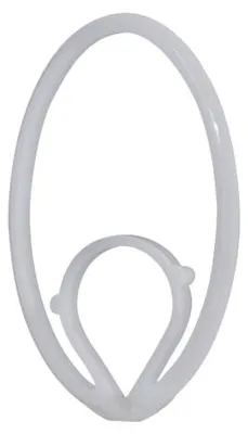 Produktbild von Ftronic Fixierungsclip weiss F-Clip f. Rohre und Kabel bis 60mm