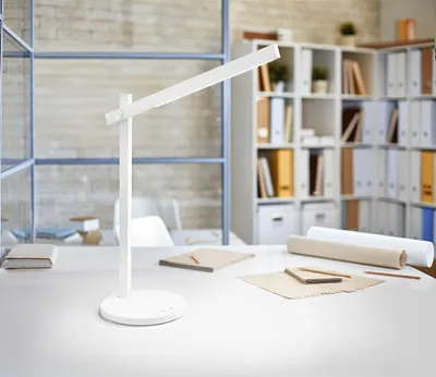 Obrázek produktu pro Pravítko bílé led moderní stolní lampy