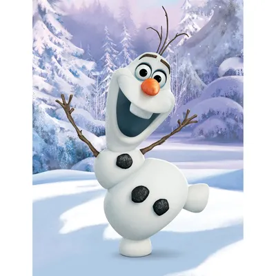Produktbild von Frozen Die Eiskönigin Decke Olaf 130x170