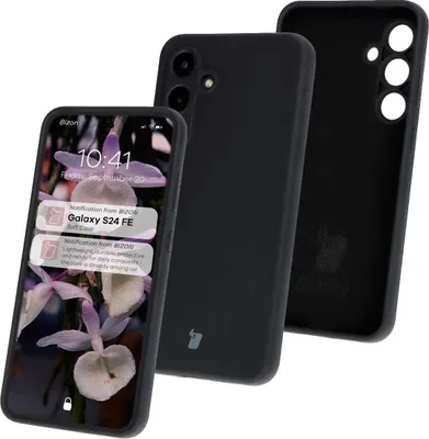 Produktbild von Bizon Soft Case für Galaxy S24 FE, Schwarz