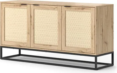 Produktbild von Kommode Vicco Natal Braun 40 x 72.5 cm mit 3 Türen, Model 42041