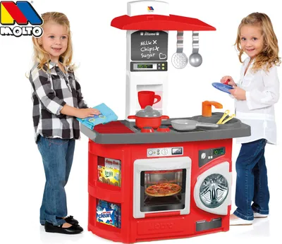 Immagine prodotto di Molto play kitchen cucina per bambini Cucina con accessori da 12 pezzi