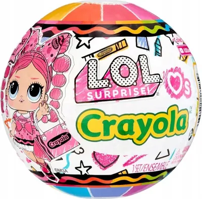 Obrázok produktu pre L.O.L. Surprise! Loves CRAYOLA Tots Asst in PDQ, Mal bbika, 4 rok / roky, Chlapec / dieva, Rzne farby