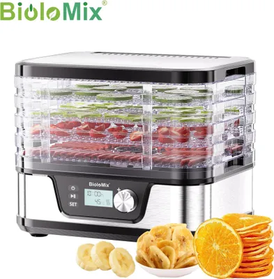 Image de Déshydrateur alimentaire - BFD1300E - 5 étages - Minuterie numérique - Réglage de la température - <600 W - Prise UE 220 V - Plastique sans BPA