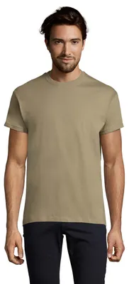 Image de SOLS - T-shirt « Imperial » pour hommes/femmes Unie LT1604 (S) (kaki chiné)