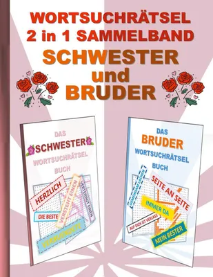 Produktbild von WORTSUCHRÄTSEL 2 in 1 SAMMELBAND SCHWESTER und BRUDER