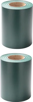 Produktbild von Jayseuw Sichtschutzstreifen PVC Doppelstabmatten Windschutzstreifen 140m Grün