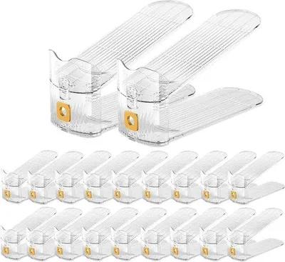 Produktbild von Famanu Schuhorganizer Höhenverstellbar - Platzsparender Schuhstapler