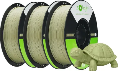 Obrázek produktu pro vlákno pro 3D tiskárnu, vysokorychlostní tisk, ekologický materiál, 3KG zelený