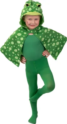 Produktbild von Frosch Cape Kröte Lurch Tier Umhang Kinder Karneval Fasching Kostüm 104