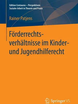 Produktbild von Förderrechtsverhältnisse im Kinder- und Jugendhilferecht