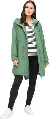 Produktbild von Derbe Hamburg Regenmantel Damen Friese Traveby Paisley grün XL