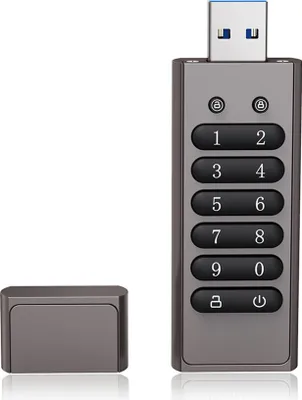 Obrázek produktu pro Digitální šifrování USB3.0 U-Disk Hardwarové šifrování Secret Shield Digitální klíč Inteligentní šifrování proti krádeži U-Disk Barva 64 GB