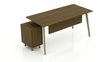 Obrázek produktu pro Elegantní psací stůl, kancelářský stůl, moderní design, dřevěná konstrukce