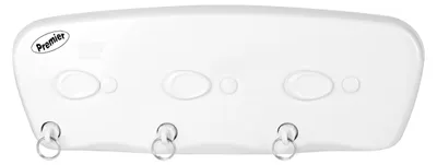 Image de Porte-vêtements mural extensible Cuncial Telesmart 50, idéal pour les petits espaces, 50 cm