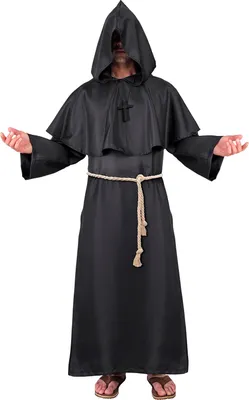 Produktbild von Dunkler Mönch Gr. S-XXL - Herren Kostüm Priester L/XL - 52/54