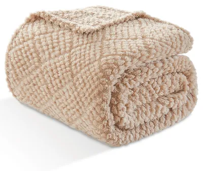 Immagine prodotto di Coperta per divano, 200 x 230 cm, in pile di flanella, color beige