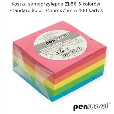 Produktbild von Büro-Würfel, gemischt, 75 x 75, 400 Stück – Penword