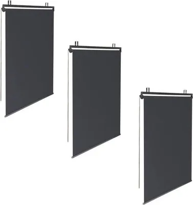 Obrázok produktu pre Roleta na pergolu, 3 ks, 125 x 225 cm, šedá-antracitová