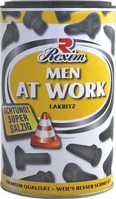 Produktbild von Rexim Men at work 250g, Lakritz nach holländischer Rezeptur