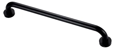 Produktbild von Sicherheitshaltegriff für das Badezimmer, Alumidusche Haltegriff, Schiene für Badewanne, Schwarz, 50 cm