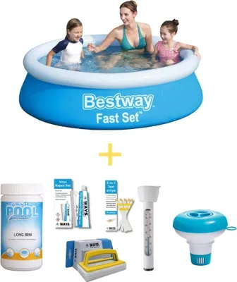 Obrázek produktu pro Bazén Bestway - Fast Set - 183 x 51 cm - včetně balíčku na údržbu WAYS