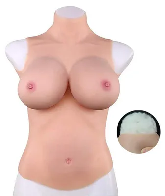 Imagen del producto de Sujetador de silicona realista, tamaño ajustable, copa G, 55 cm