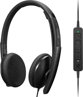 Produktbild von Lenovo 4XD1M39028, Kabelgebunden, 20 - 20000 Hz, 137 g, Kopfhörer, Schwarz