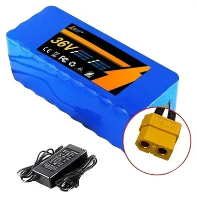 Obrázek produktu pro Lithiová baterie, kapacita 60 000 mAh, kompatibilita 36 V, nabíječka XT60