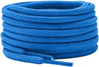 Runde Schnürsenkel in Blau - 120cm