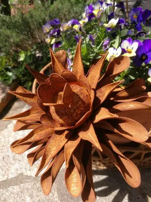 Produktbild von Edelrost Blume Granatapfel