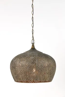 Immagine prodotto di Light & Living - lampada a sospensione - Emine - marrone - metallo - E27 - 3084456