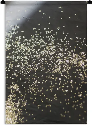 Produktbild von MuchoWow® Wandteppich Wandbehang Marmor - Luxus - Schwarz - Gold 60x90 cm Tapisserie Dekoration Wandtuch - Foto-Teppich - Abwaschbar