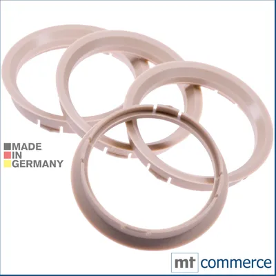 Produktbild von 4X Zentrierringe 74,1 x 67,1 mm beige Felgen Ringe Germany