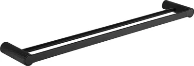 Image de Support double pour serviettes, noir (7088225-70)
