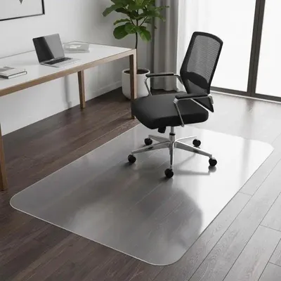 Productafbeelding van Elzusha - Transparante PVC Bureaustoelmat 120 x 90 cm