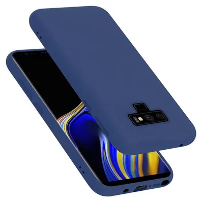 Immagine prodotto di Cadorabo custodia protettiva per Samsung Galaxy NOTE 9 custodia in blu telefono cellulare Custodia Cover TPU Etui