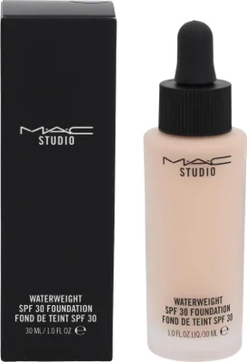 Produktbild von MAC Studio Waterweight SPF 30 Foundation, Flasche, Serum, Jeder Hauttyp, Feuchtigkeitsspendend, Feuchtigkeitsspendend, Licht, Rose