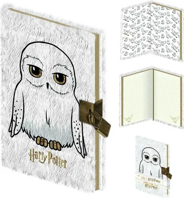 Image de Harry Potter (Hedwig) A5 Lockable Notebook (Peluche)