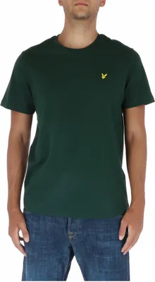 Obrázek produktu pro Lyle & Scott Jednobarevné tričko zelené - velké S