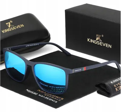 Produktbild von KINGSEVEN Aviator Piloten Sonnenbrille Polarisiert UV400 Blau