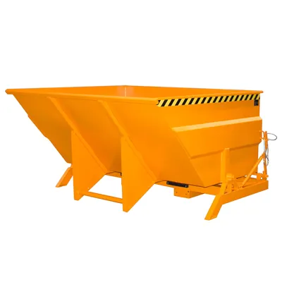 Produktbild von BAUER Kippbehälter - 3.000 l - 2.500 kg - Muldenkippbehälter - Selbstkipper - gelborange