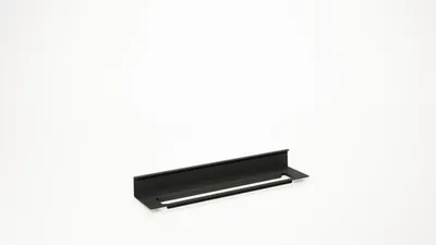 Immagine prodotto di Linero MosaiQ Portasciugamani inferiore 350 x 77 x 46 mm nero opaco / Portasciugamani / Portasciugamani a ringhiera / Sistema di ringhiere / Kesseböhmer