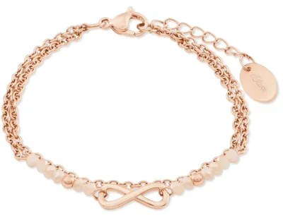 Produktbild von Damenarmband Infinity von s.Oliver aus Edelstahl, IP rosé