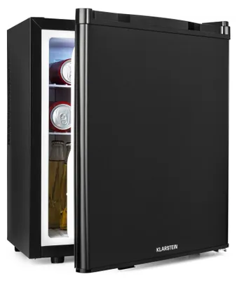 Image de Klarstein Mini Frigo de Chambre de 38L pour Boissons et Bieres, Petit Frigo Silencieux, Mini Bar Intérieur/Ext, Petit Refrigerateur Camping, Stockage de Vins, Cosmetique, Étagères Réglables, 5-22°C