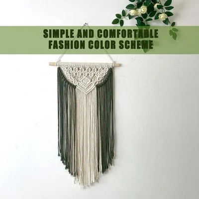 Produktbild von Famanu Macramé Wanddekoration Boho für Schlafzimmer - Wohnzimmer - Kinderzimmer
