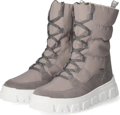 Image de Richter Kinderschuhe Mädchen Winterstiefel Grau Freizeit, Taille:35 EU