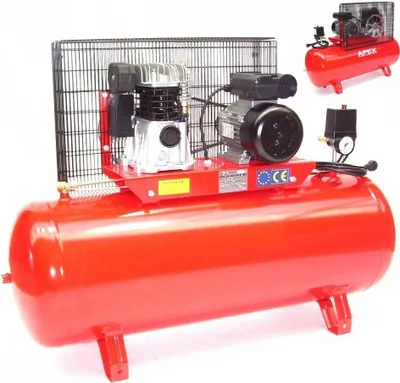 Produktbild von Werkstattkompressor 450/11/150W 230V Druckluft Konpressor Kolbenkompressor 3PS